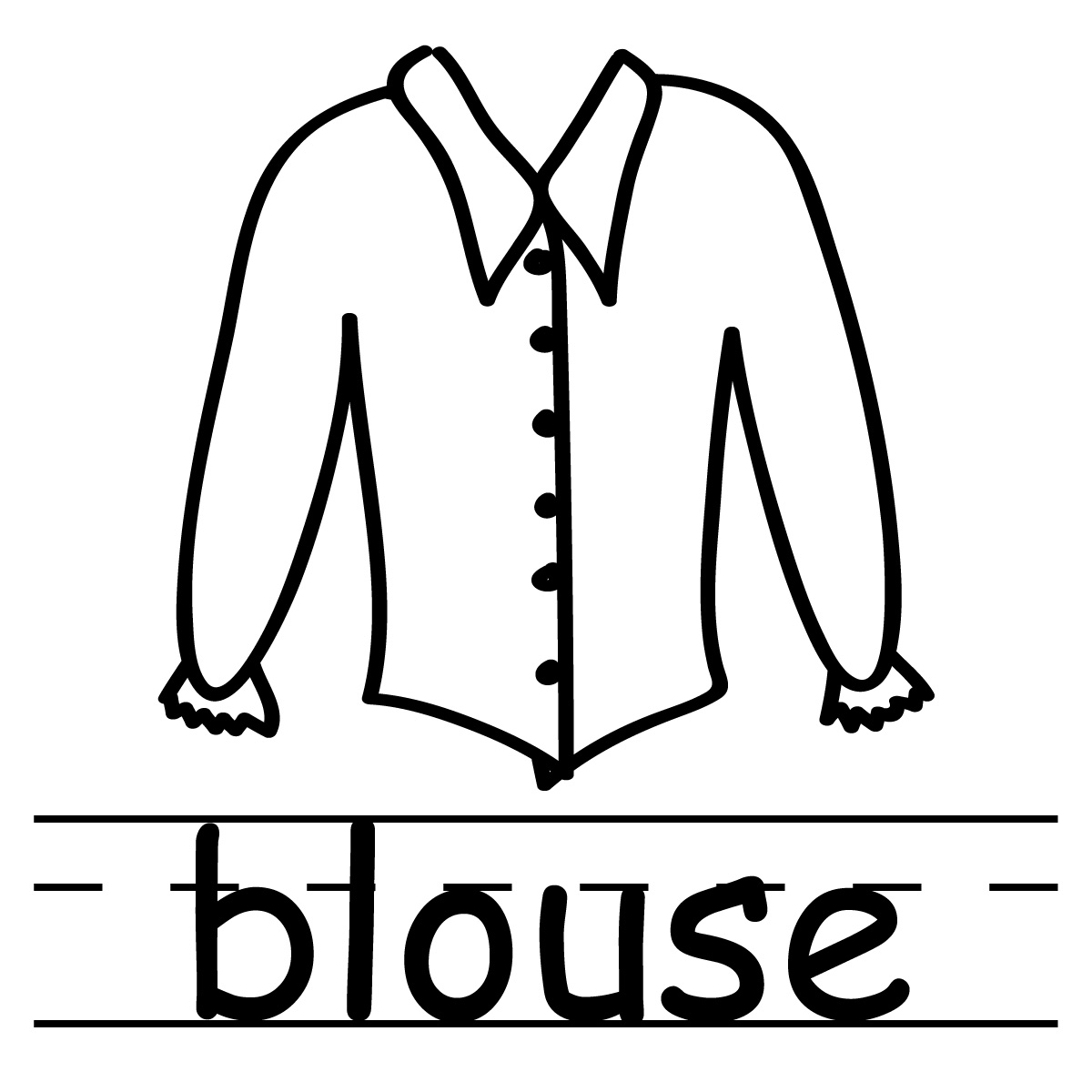School Clothes Clipart Black And White | Clipart Panda - Free ...