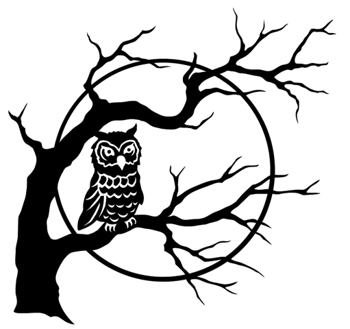 Scary Tree Silhouette - ClipArt Best