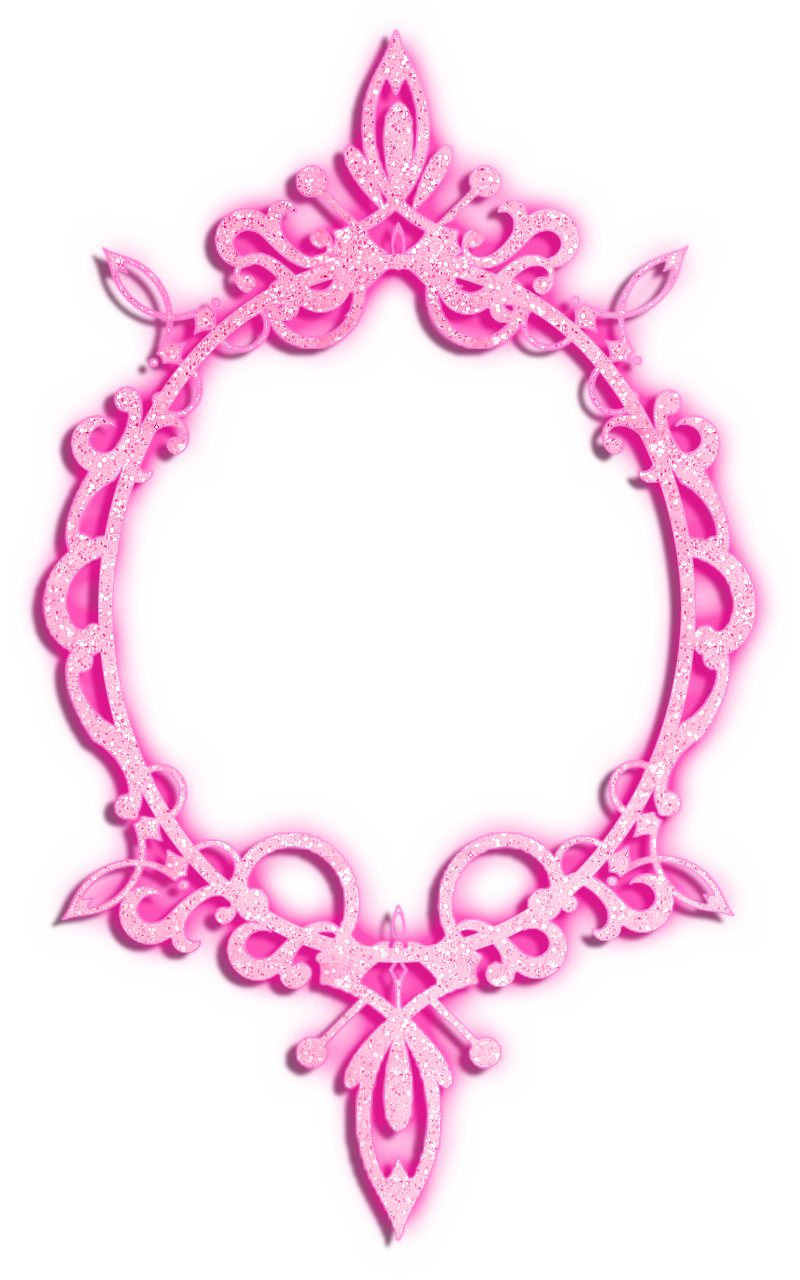 Pink Glitter Frame by writerfairy on deviantART