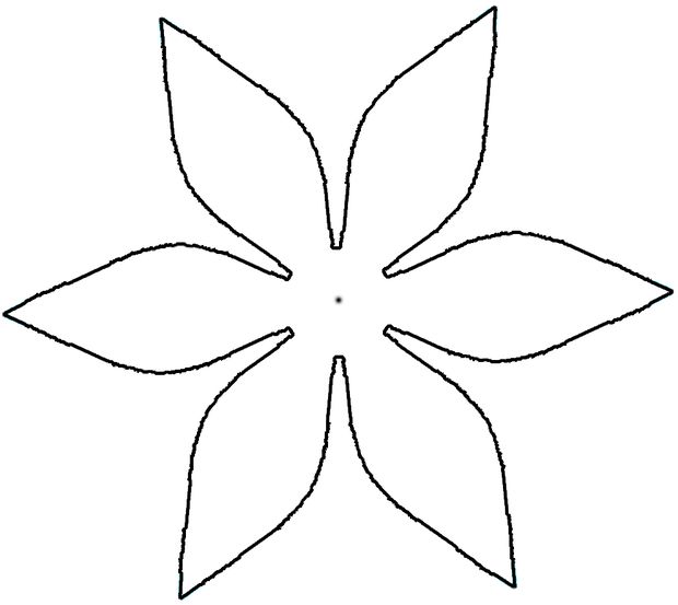 Cut Out Flower Petal Pattern - ClipArt Best