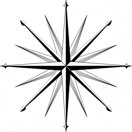 Wind Rose Compass Rose clip art Vector clip art - Free vector for ...