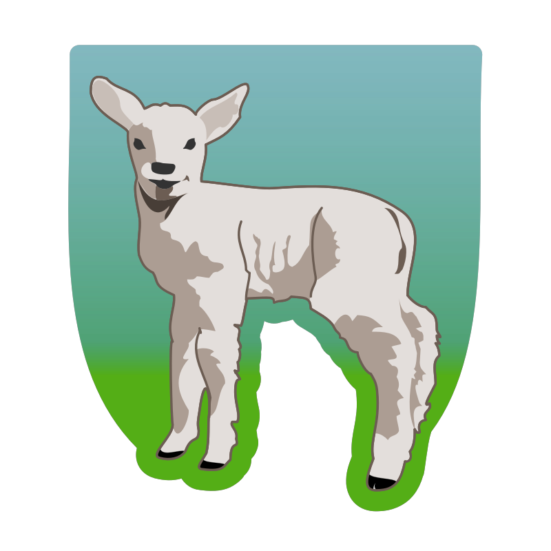 Clipart - young lamb