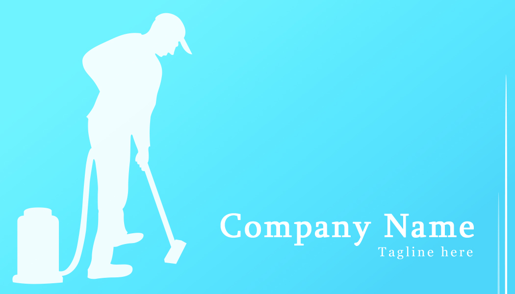 JANITORIAL BUSINESS CARD TEMPLATE