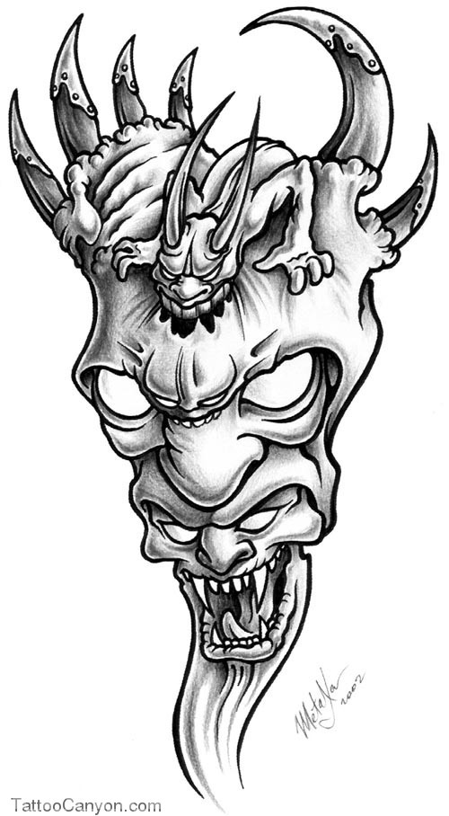 Demon Tattoo Version | Tattooshunt.com