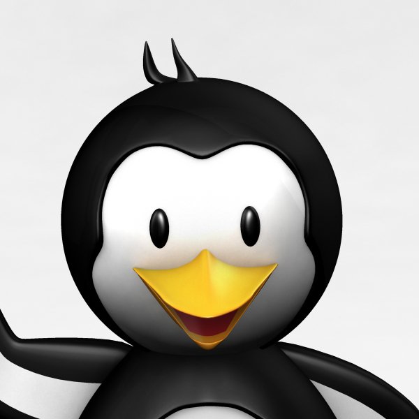 Download Cute Cartoon Penguin 3D Model available in max, ma, mb ...