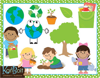 Earth-Day-Recycling-and-Environment-Clip-Art-Combo-559617 Teaching ...