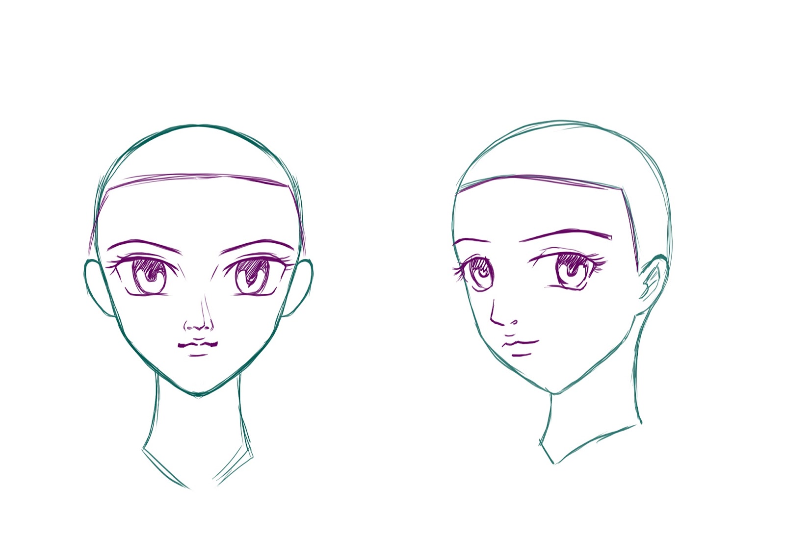 How to Draw Anime/Manga Hair - Draw Central