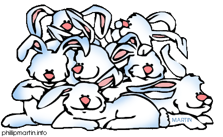 Free Animals Clip Art by Phillip Martin, Rabbits