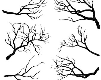 Items similar to Bird Clipart Digital Tags, Tree Branch Set, Bird ...