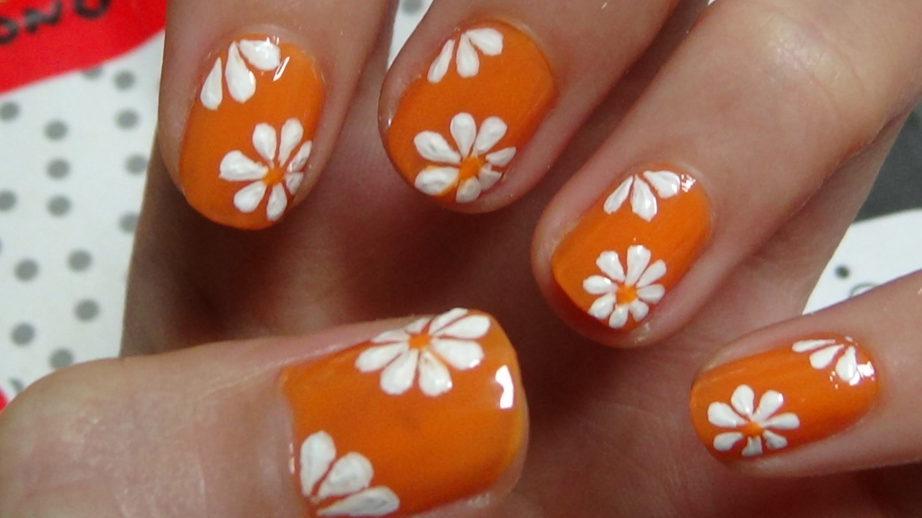 Simple Flower Nail Designs Imagessvdesp