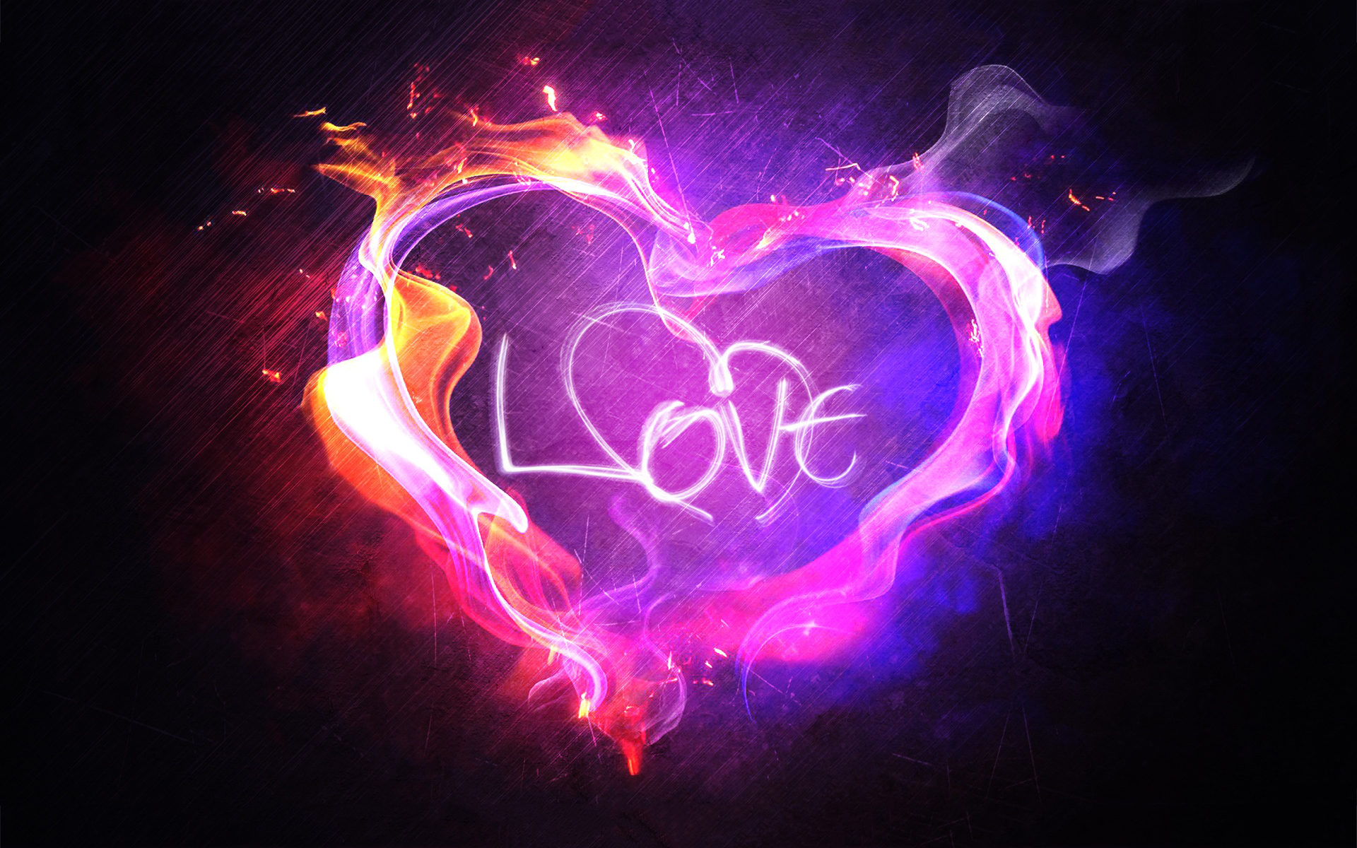 Heart love flame #7012270