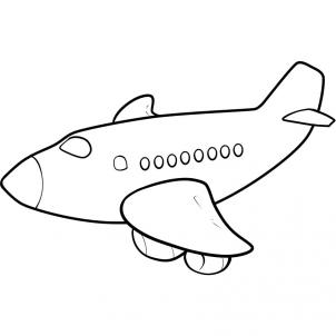 How to Draw a Plane for Kids, Step by Step, Airplanes ...