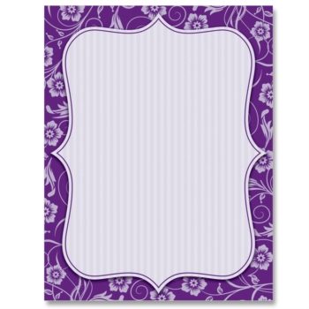 Delightful Purple PaperFrame