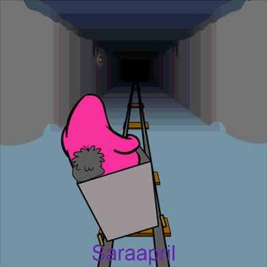 Saraapril in Club Penguin: Black Puffle Moves in Cart Surfer ...