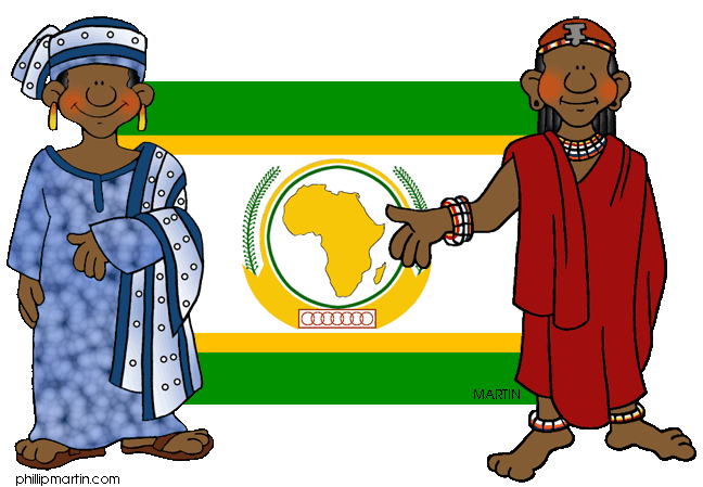 Free Africa Clip Art by Phillip Martin, African Union