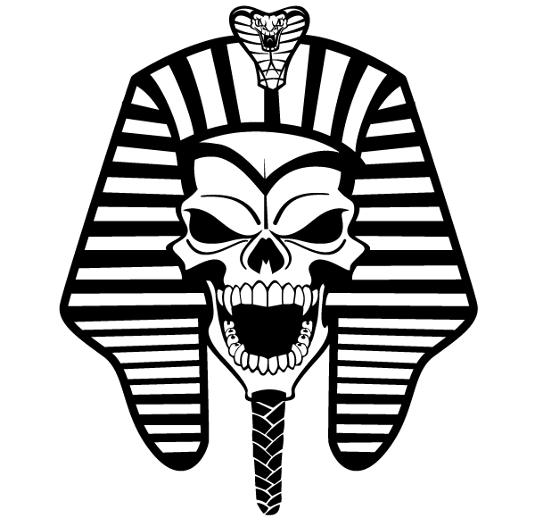 Pharaoh Skull Vector Image | Download Free Vector Art