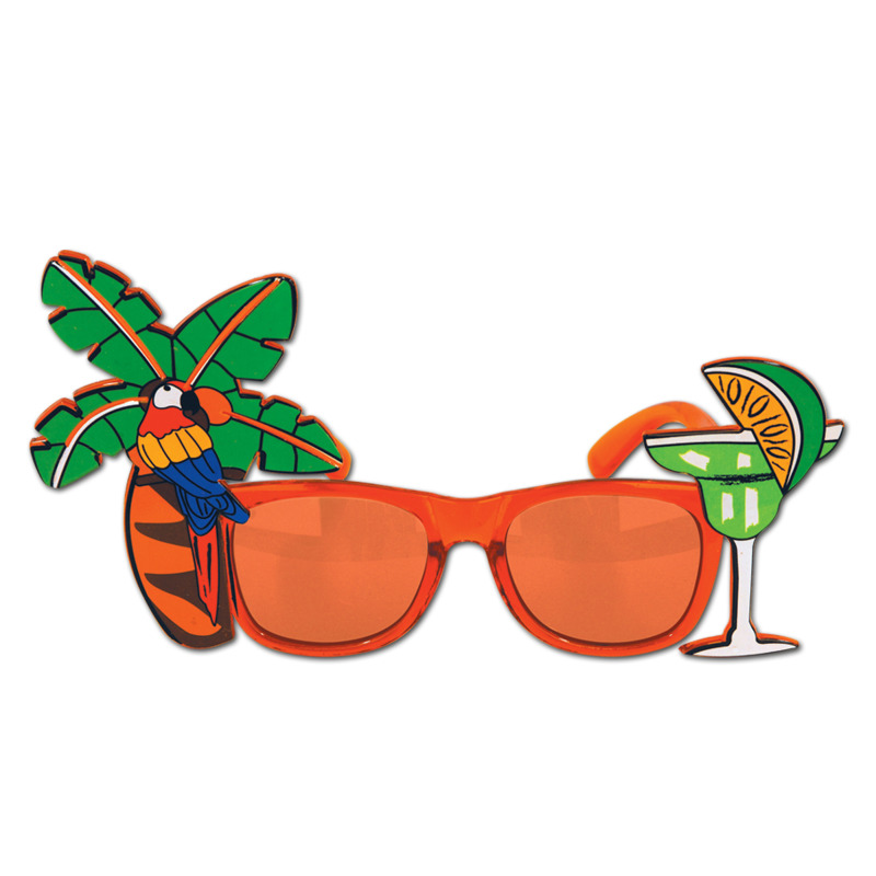 Palm Tree & Parrot Fanci-Frames | Sunglasses - Palm Tree & Parrot ...