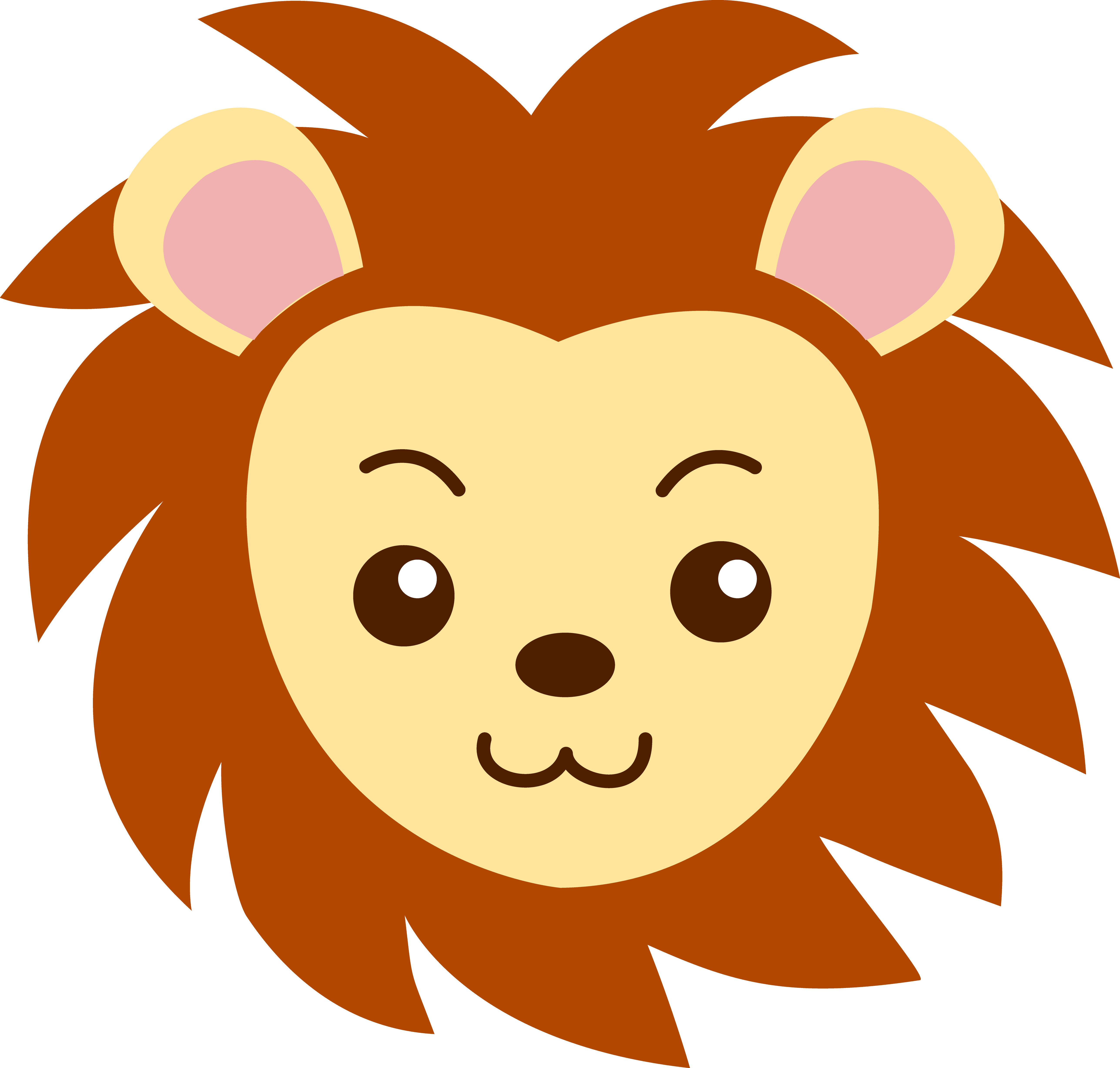 Cartoon Lion Head Images & Pictures - Becuo