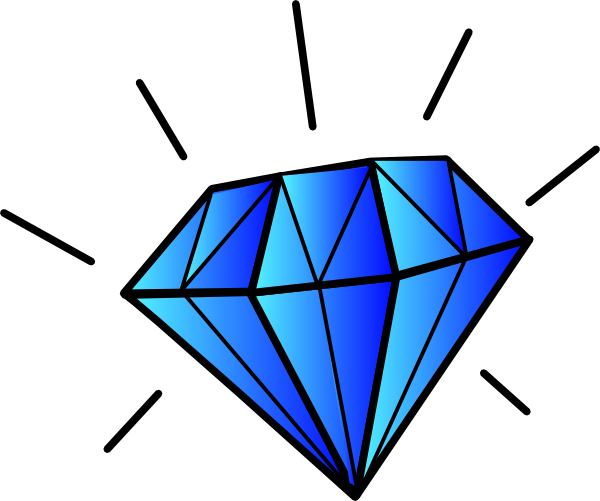 Diamond clip art - vector clip art online, royalty free & public ...