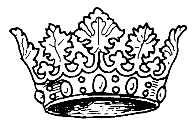 clip art of a queen crown