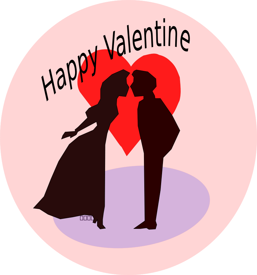 Happy Valentine Clipart, vector clip art online, royalty free ...