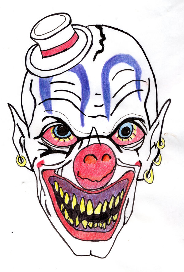 evil clown by bigkp on deviantART