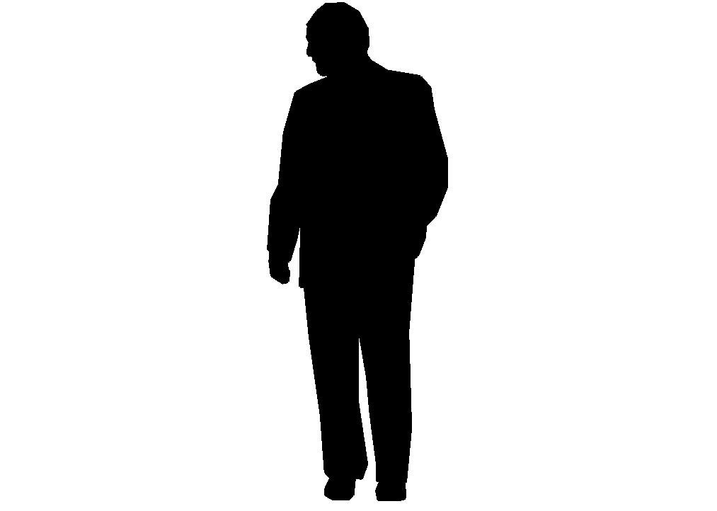 Silhouette Of Man