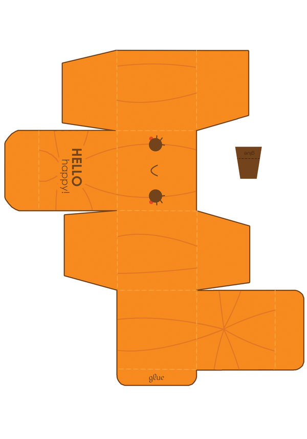 Cutesy Pumpkin Box Template by hellohappycrafts on deviantART