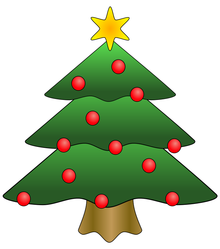 Free Stock Photos | Illustration of a decorated Christmas tree ...