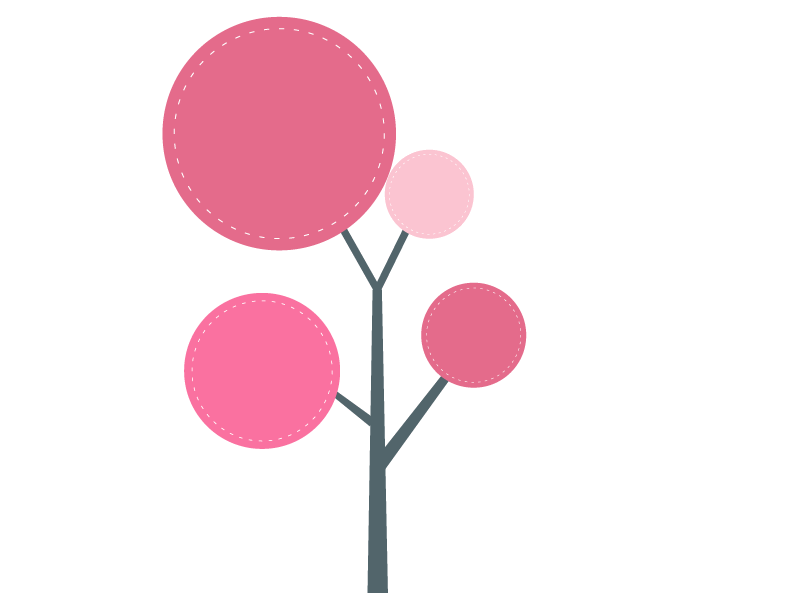 How to Create Cherry Tree illustration for Illustrator Beginners
