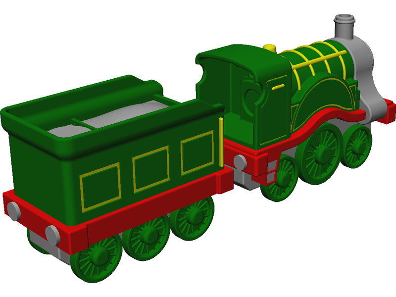 Thomas Locomotive 3D CAD Model Download | 3D CAD Browser