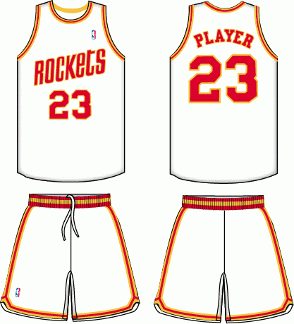 Houston Rockets Home Uniform - National Basketball Association ...
