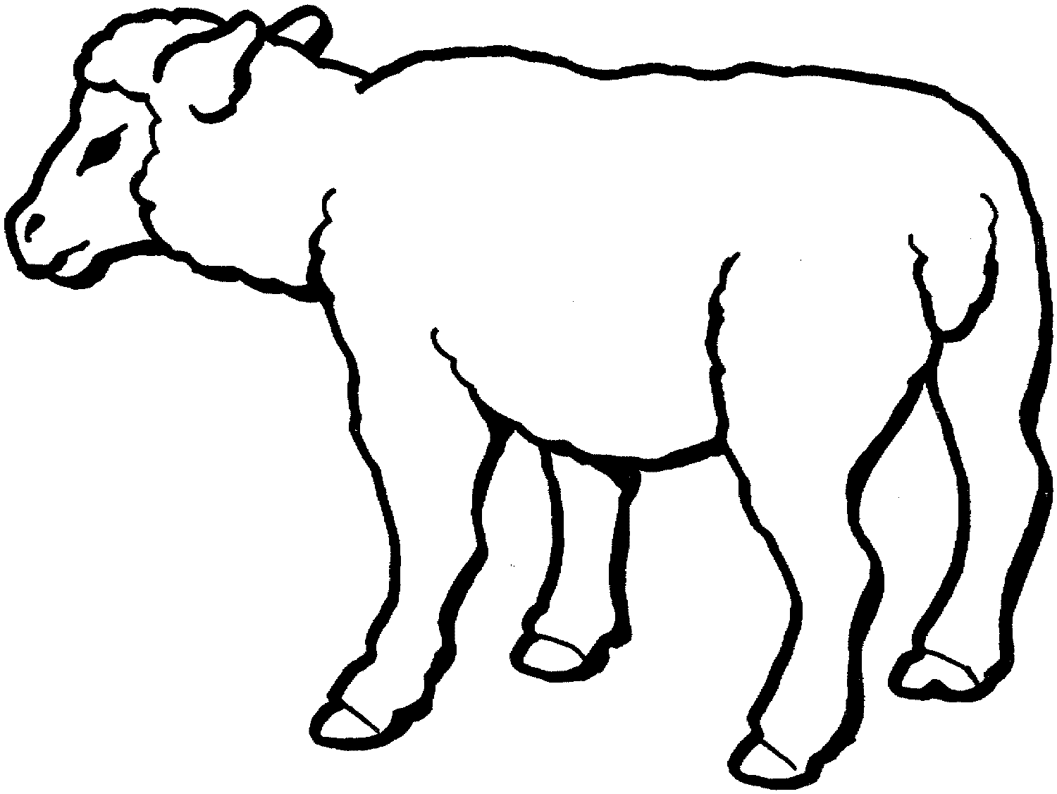 Sheep Templates Printable - ClipArt Best