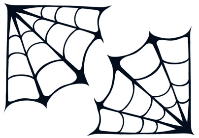 Corner Cobwebs | TattooForAWeek.com - Temporary Tattoos - Fake ...