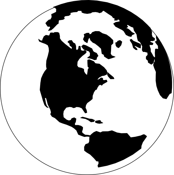 Earth Clipart Black And White | Clipart Panda - Free Clipart Images
