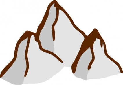 Game Map Symbols Mountains clip art Vector clip art - Free vector ...