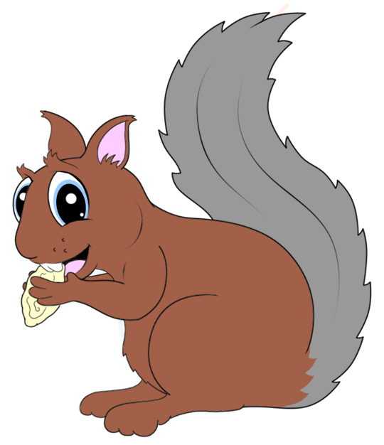 Crazy Squirrel Cartoon - Cliparts.co