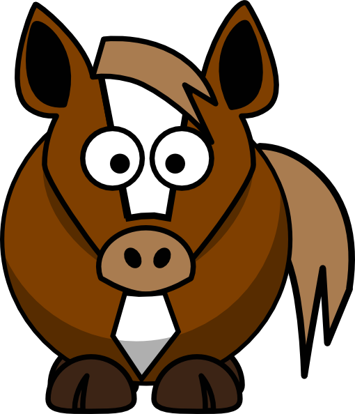 Cartoon Horse clip art - vector clip art online, royalty free ...