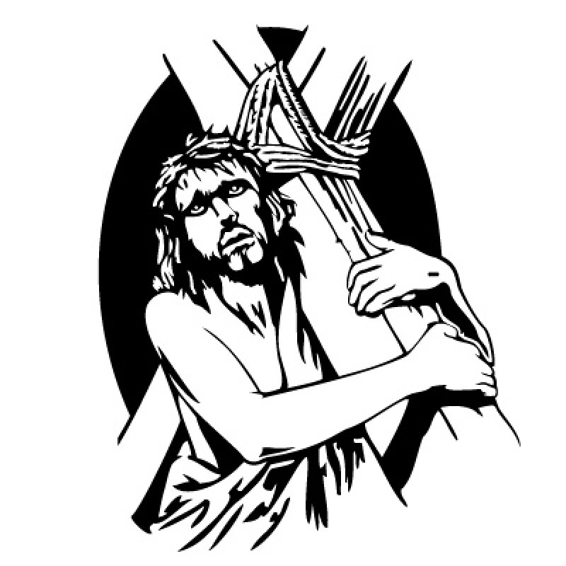 Gallery For > Jesus On Cross Stencil