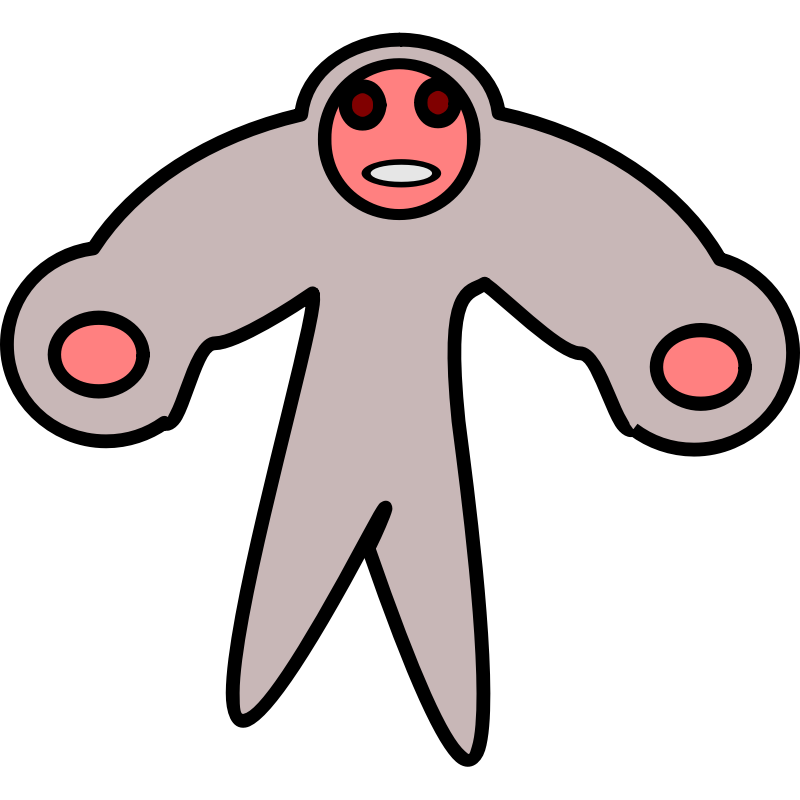 Clipart - Wrestler