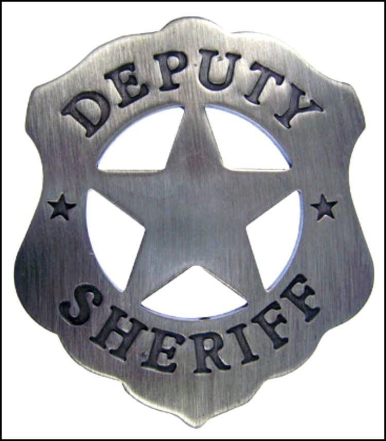 REPLICA OLD WEST DEPUTY SHERIFF'S BADGE SASS NCOWS For Sale at ...