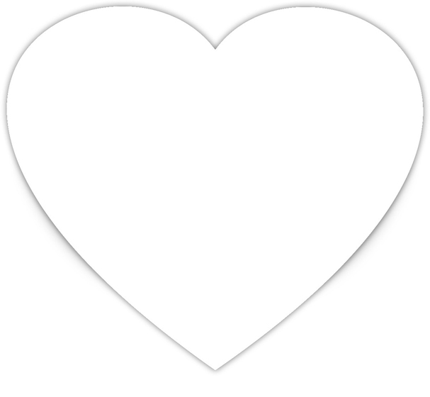 Customer Provided Artwork, 3.5" x 4" Heart-shaped Custom Magnets ...
