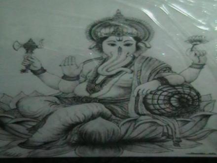 shri ganesh sketch