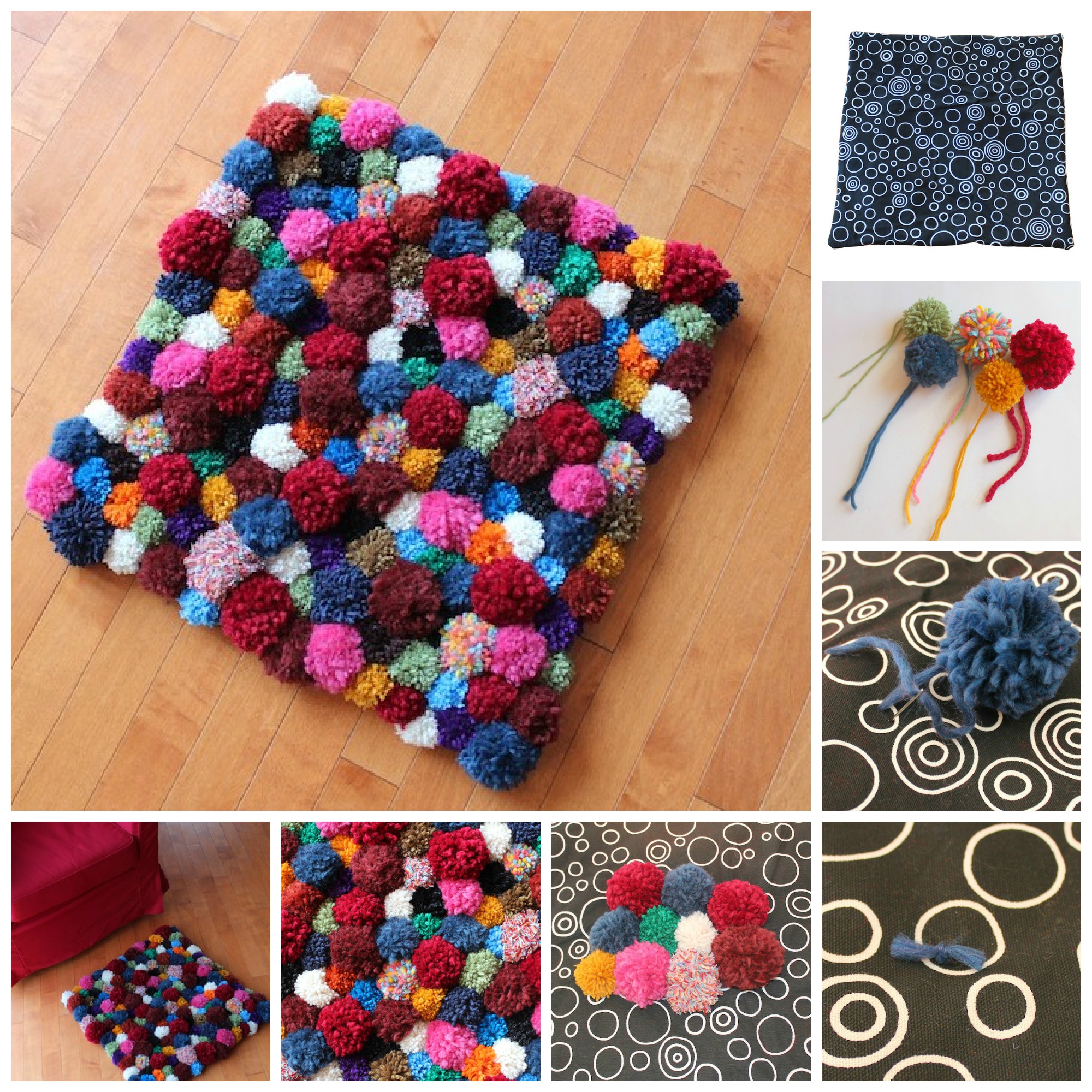 Pompom Accent Rug – DIY Tutorial | Pippa Quilts