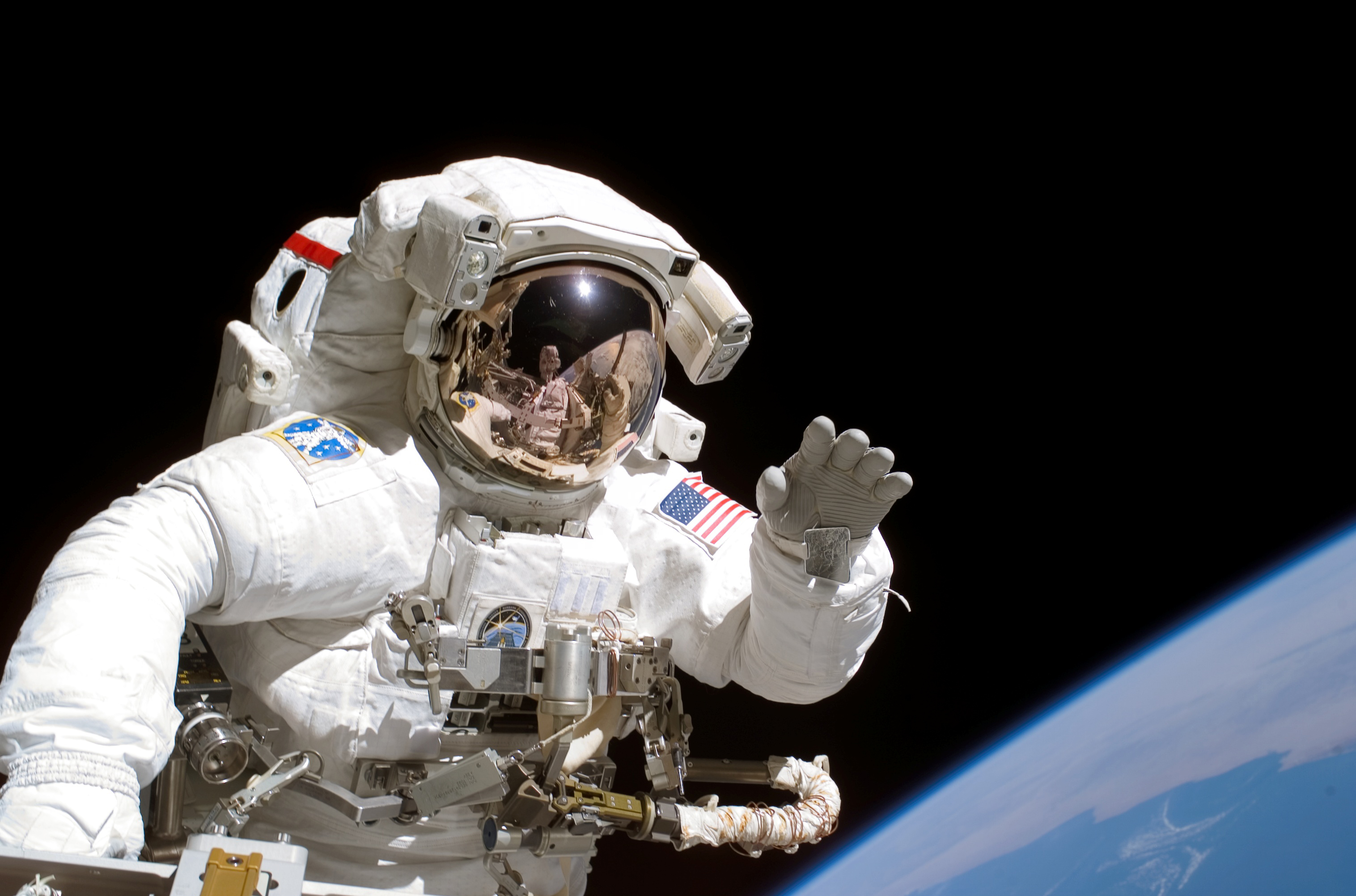Space Shuttle Astronaut on Spacewalk (STS-115) | National Air and ...
