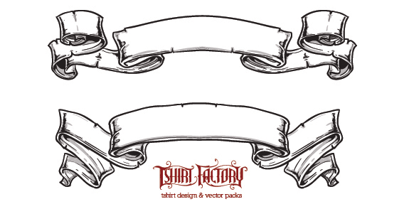 Scroll Banner Old | Vector Images |