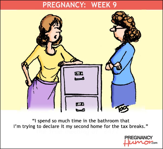 Week-by-Week Pregnancy Cartoons Archives - Pregnancy Humor