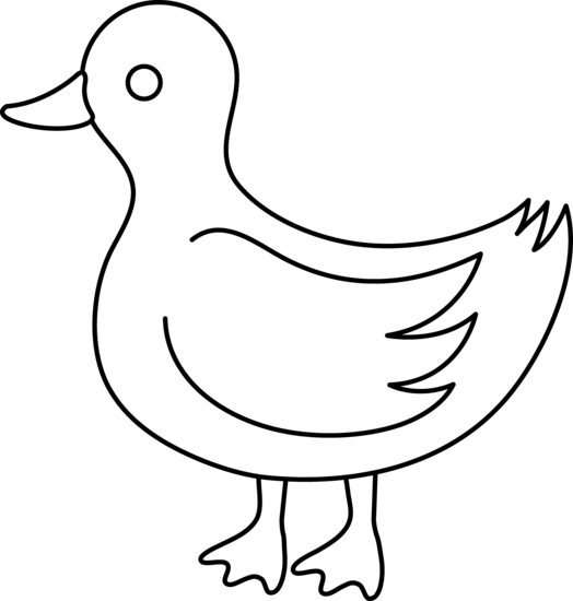 Duck clip art black and white | Download Free Duck clip art black ...
