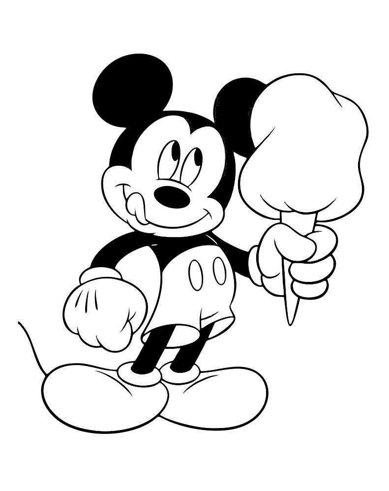 Free Printable Mickey Mouse Coloring Pages - Drawing Kids