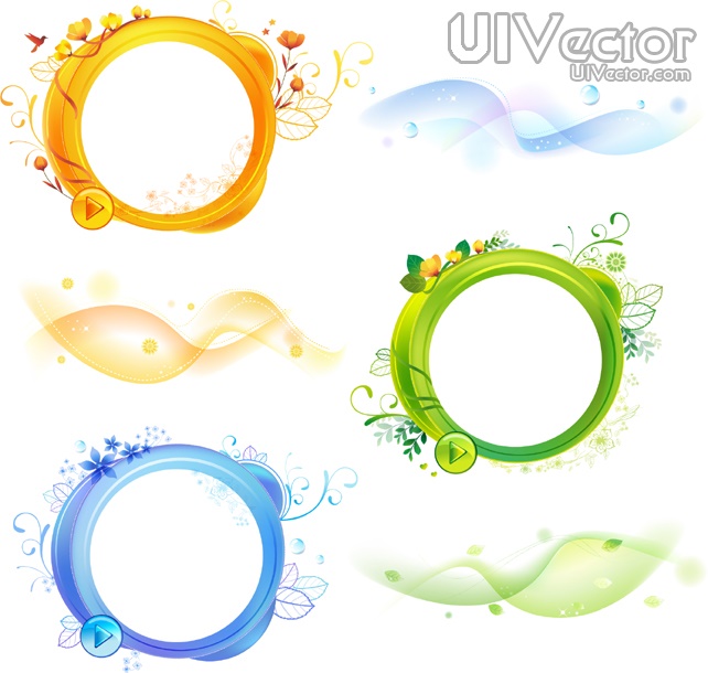 Wavy line border pattern vector | Vector pattern